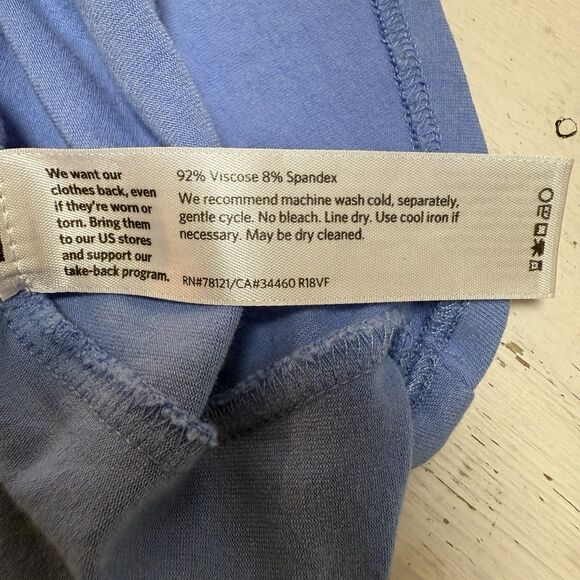 Eileen Fisher Dress XL Viscose Jersey Ballet Neck Tunic Dress 3/4 Sleeve Stretch - Picture 11 of 11